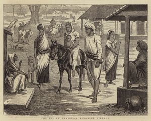 The Indian Famine, a Bengalee Village