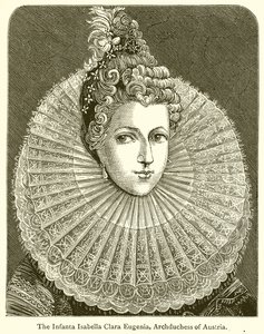 The Infanta Isabella Clara Eugenia, Archduchess of Austria by English School