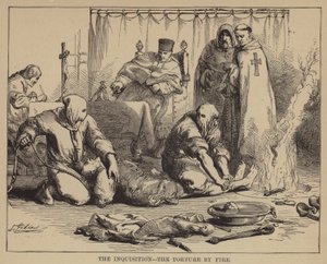 The Inquisition, The Torture by Fire by English School