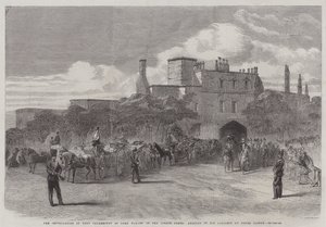 The Installation of Lord Palmerston as Lord Warden of the Cinque Ports, Arrival of His Lordship at Dover Castle by English School