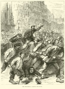The Insurgents Seizing the Guns, March 1871 by English School