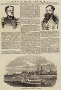 The Insurrection in Portugal (engraving) by English School