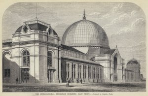 The International Exhibition Building, East Front by English School