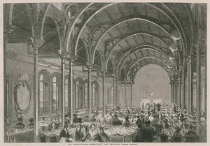 The principal dining saloon by English School