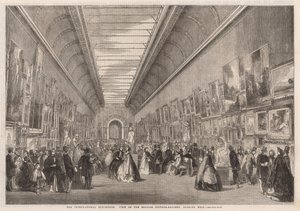 View of the English picture gallery by English School