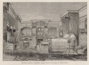 The International Health Exhibition: Bedroom Completely Furnished by English School