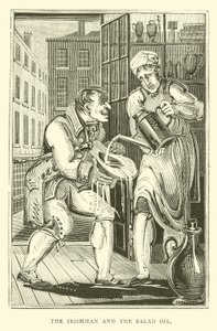 The Irishman and the salad oil by English School
