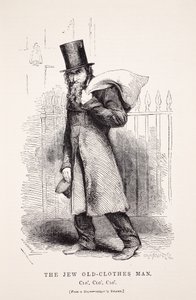 The Jew Old-Clothes Man, after a daguerreotype by Richard Beard, illustration from London Labour and London Poor by Henry Mayhew, pub. 1862 by English School