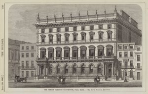 The Junior Carlton Club-House, Pall Mall (engraving)