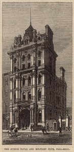 The Junior Naval and Military Club, Pall Mall by English School