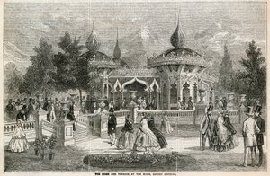 The Kiosk and Terrace at the Royal Surrey Gardens by English School