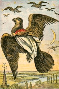 The Kite and Cock Robin by English School