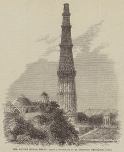 The Kootab Minar, Delhi by English School