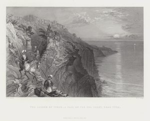 The Ladder of Tyrus - a Pass on the Sea Coast, near Tyre by English School