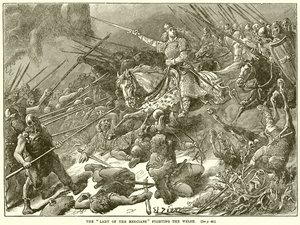The Lady of the Mercians Fighting the Welsh