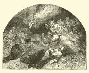 The Lament of the Peri for Hinda by English School