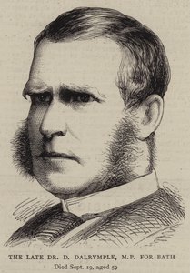 The Late Dr D Dalrymple, MP for Bath by English School
