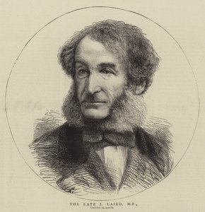 The Late J Laird, MP (engraving)