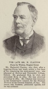 The Late Mr N Clayton