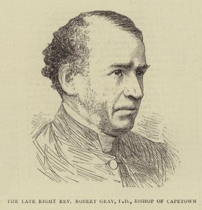 The Late Right Reverend Robert Gray, DD, Bishop of Capetown by English School
