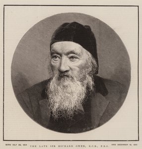 The Late Sir Richard Owen, KCB, FRS