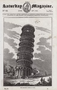 The Leaning Tower of Pisa by English School