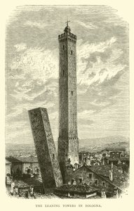 The Leaning Towers in Bologna