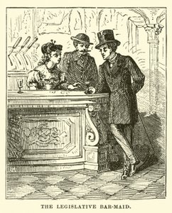 The Legislative Bar-Maid by English School