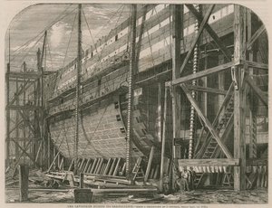 The Leviathan during its construction