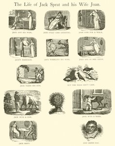 The Life of Jack Sprat and His Wife Joan by English School