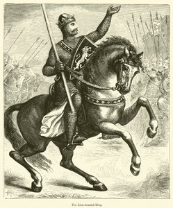 The Lion-hearted King by English School
