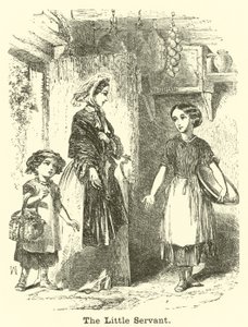 The Little Servant by English School