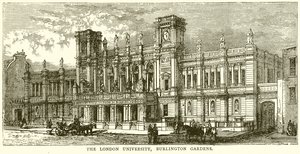 The London University, Burlington Gardens by English School