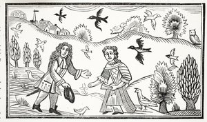 The Lovers Quarrel (illustration) by English School