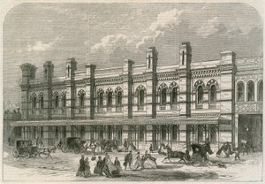 The Ludgate Hill Station of the London, Chatham and Dover Railway by English School