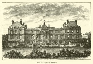 The Luxembourg Palace by English School