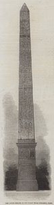 The Luxor Obelisk in the Place de la Concorde, Paris by English School