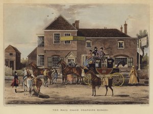 The Mail Coach Changing Horses