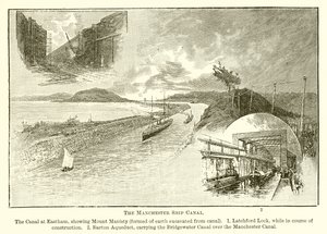 The Manchester Ship Canal by English School
