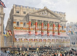 The Mansion House, 7th March, 1863, from A Memorial of the Marriage of Edward VII and Alexandra of Denmark