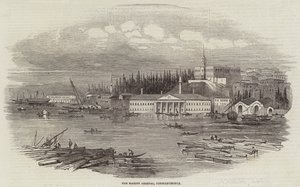 The Marine Arsenal, Constantinople by English School