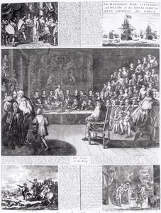 The Marriage, Wars, Suffering and Death of the Royal Martyr, King Charles the First by English School