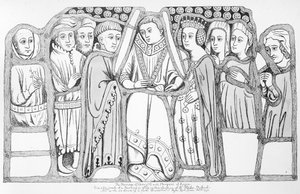 The Marriage of Henry VI and Margaret of Anjou, pub. by J. Carter Hamilton, 1793 by English School