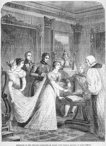 The Marriage of The Princess Charlotte of Wales with Prince Leopold of Saxe-Coburg, 2nd May 1816