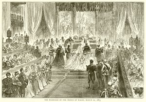 The Marriage of the Prince of Wales, March 10, 1863 by English School