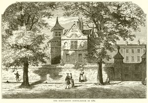 The Marylebone School-House in 1780 by English School