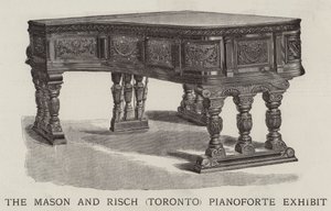 The Mason and Risch (Toronto) Pianoforte Exhibit by English School