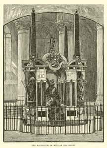 The Mausoleum of William the Silent by English School