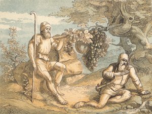 The Men sent to Search Canaan by English School