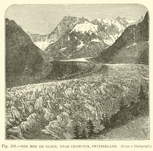 The Mer de Glace, near Chamonix, Switzerland